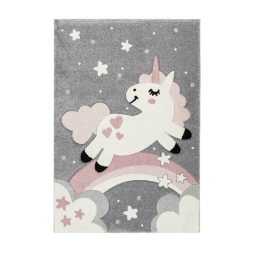Amigo 327 pink gyerekszőnyeg unikornis mintával 80x150 cm