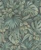 Levél mintázatú, zöld színű vlies tapéta - Botanic kollekció 33304