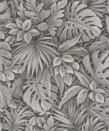 Levél mintázatú, zöld színű vlies tapéta - Botanic kollekció 33305