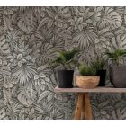 Levél mintázatú, zöld színű vlies tapéta - Botanic kollekció 33305