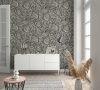 Levél mintázatú, zöld színű vlies tapéta - Botanic kollekció 33305