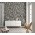 Levél mintázatú, zöld színű vlies tapéta - Botanic kollekció 33305