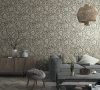 Levél mintázatú, zöld színű vlies tapéta - Botanic kollekció 33305