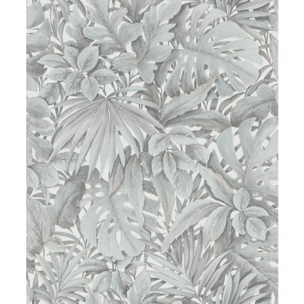 Levél mintázatú,drapp, fehér színű vlies tapéta - Botanic kollekció 33306