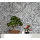 Levél mintázatú,drapp, fehér színű vlies tapéta - Botanic kollekció 33306