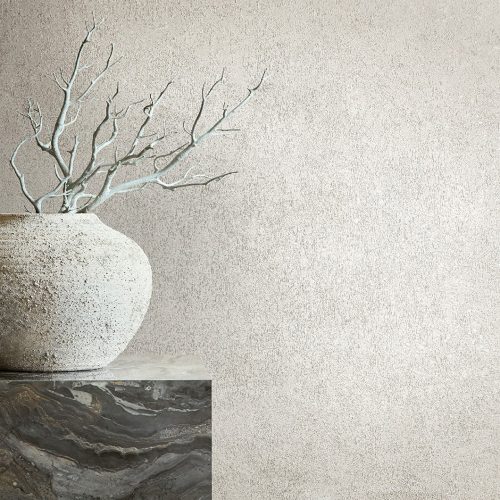 Törtfehér színű beton mintázatú vlies-vinyl tapéta - City Glow kollekció 34265