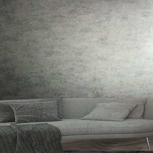 Szürke színű beton mintázatú vlies-vinyl tapéta - City Glow kollekció 34267