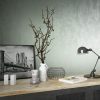 Zöld színű beton mintázatú fényes vlies-vinyl tapéta - City Glow kollekció 34273