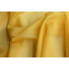  11101 - Egyszínű fényáteresztő arany színű voile függöny