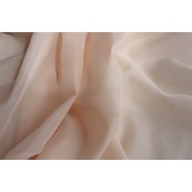   11101 - Egyszínű fényáteresztő púder színű voile függöny