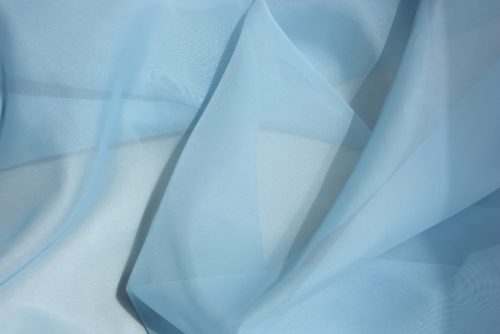 11101 - Egyszínű fényáteresztő világoskék színű voile függöny