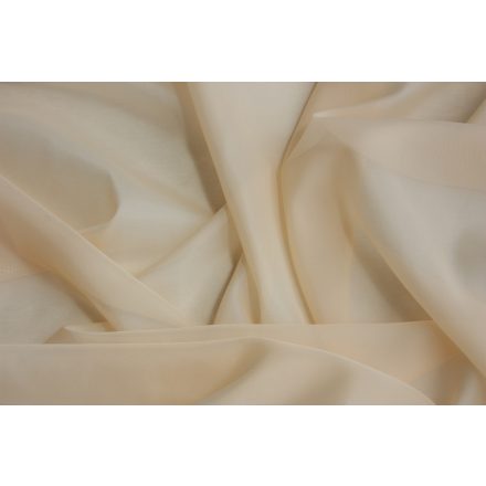 11101 - Egyszínű fényáteresztő barack színű voile függöny